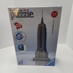 NEW Ravensburger 3D Jigsaw Puzzle  Empire State Building 216 Pieces